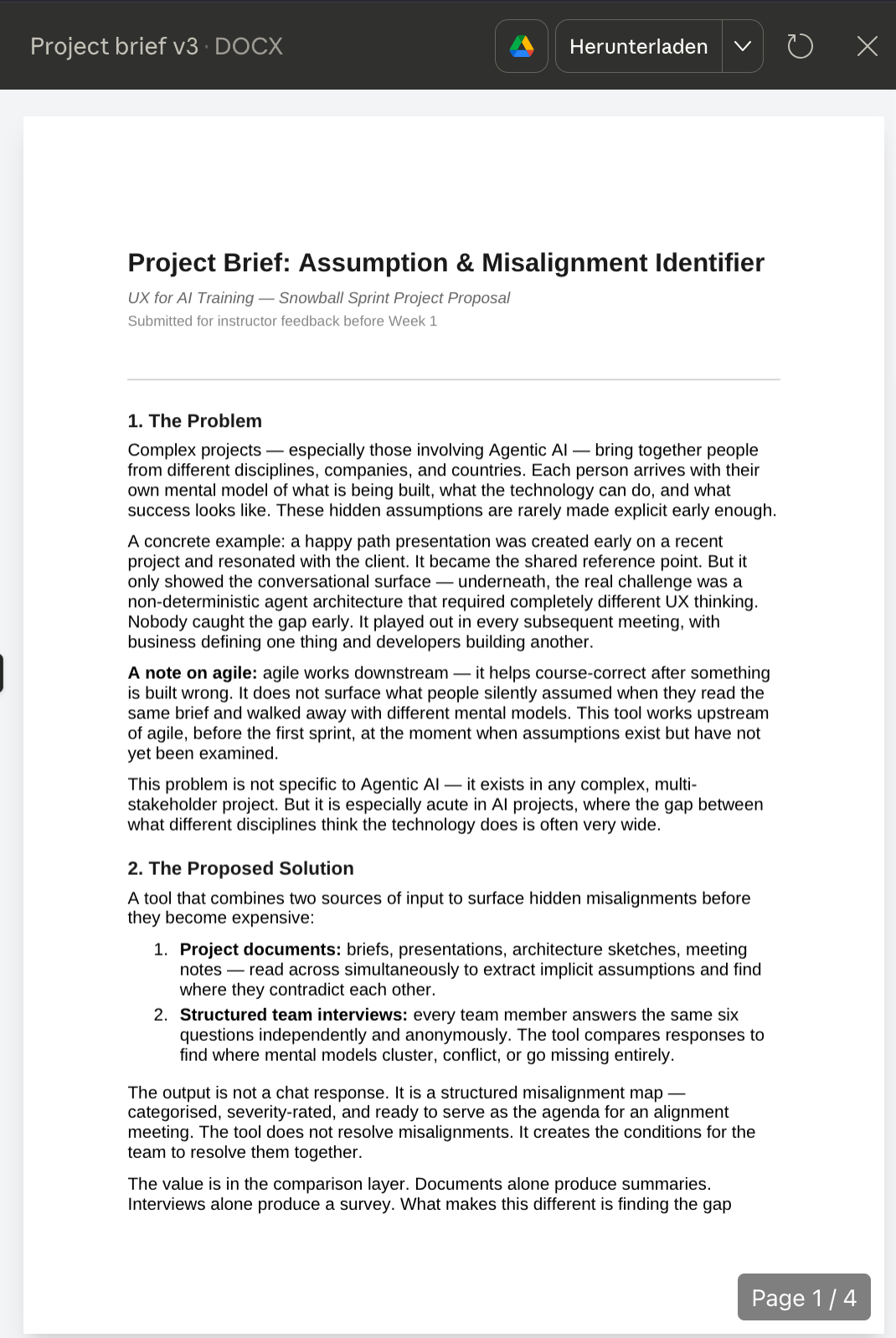 Generated Brief