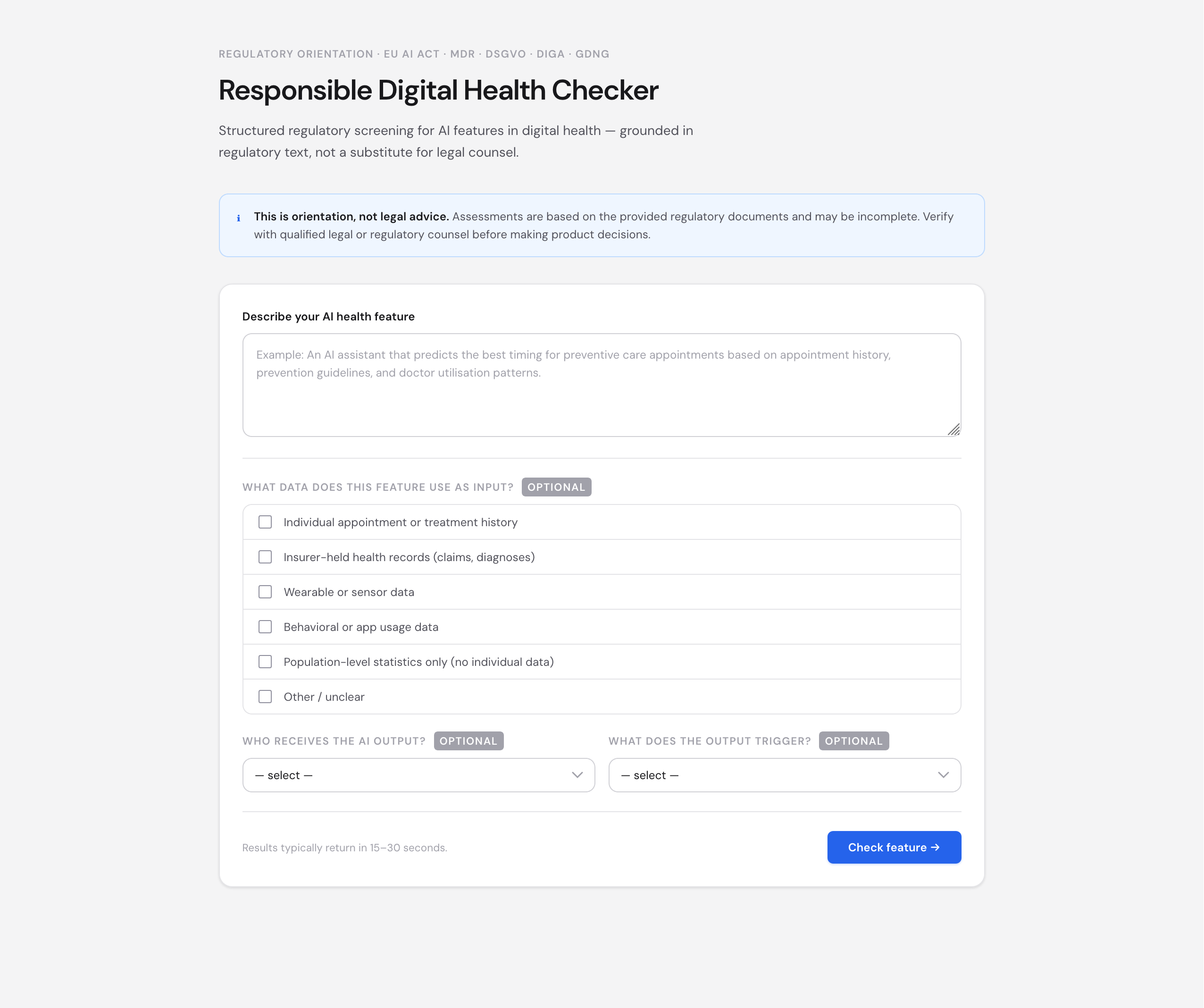 Health Guardrail Checker — output